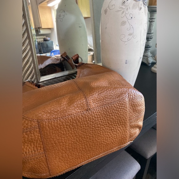 Brighton Tan Leather Tote Bag - Picture 4 of 13